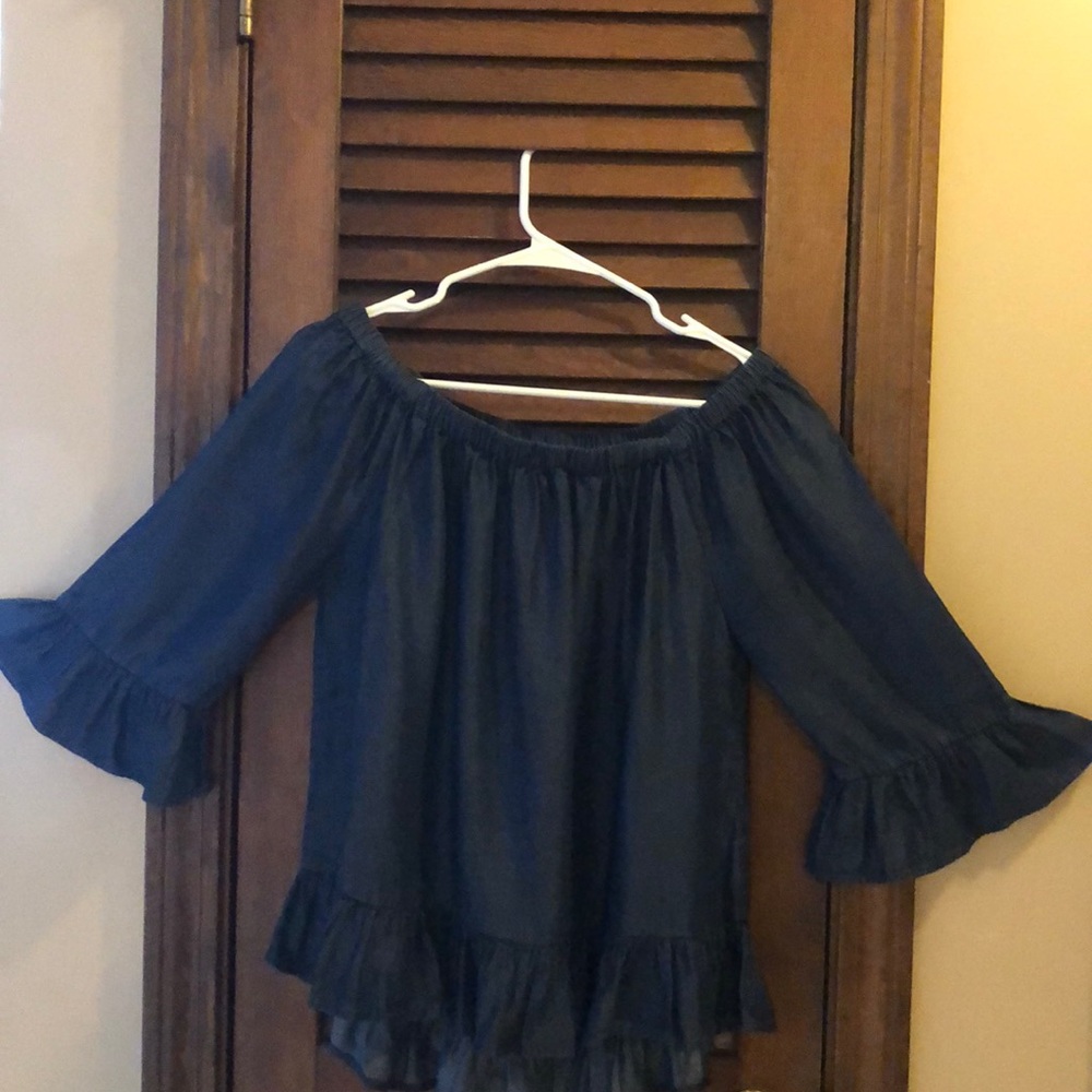 Jane and Delancey Off the Shoulder Top